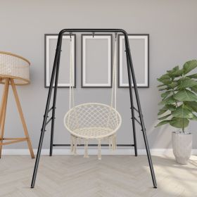 Heavy Duty Metal Swing Frame for Kids and Adults 500LBS Weight Capacity A Frame Swing Stand Only Indoor Outdoor Freestanding Backyard Swing Set Base f