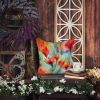 Wyoming Indian Paintbrush in Watercolor Throw Pillow Machine Washable, Indoor Outdoor Decorative Pillow for Couch, Bed or Patio, 14Hx14W