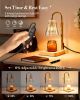 Candle Warmer Lamps 2 Pack, Electric Wax Warmer Lamp with Timer for Jar Candles, Aesthetic Home Decor, Housewarming Gifts for Women