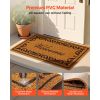 Door Mat, Welcome Doormat for Outdoor Entrance, 29.5" x 17" All-Weather Faux Coir Entryway Mat with Non-Slip Backing