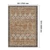 Area Rug, 9 x 12 ft Large Washable Rug, Non-Slip and Tear-Resistant Soft Carpet, Pet & Child Friendly Vintage Area Rugs, Indoor Mat for Bedroom