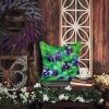 Wisconsin Wood Violets in Watercolor Throw Pillow Machine Washable, Indoor Outdoor Decorative Pillow for Couch, Bed or Patio, 14Hx14W