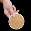 Texas Bluebonnets in Watercolor Large Sandstone Coasters Pack of 4 Absorbent Round Coasters Decor Gifts for Men or Women, 4 in, Multicolor