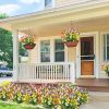 5 Bundles Artificial Calla Lilly Realistic UV Resistant Fake Flowers Faux Plastic Long Stem Plants for Indoor Planter Home Porch Yard Spring Summer Ce