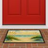 Beach Quiet Morning on the Dunes Doormat Front Door Mat Indoor Outdoor Rugs for Entryway, Non Slip Washable Low Pile, 24H X 36W
