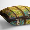 Banksy Stained Glass Window Cushion