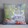 Mrs. Hassams Garten in East Hampton by Hassam Cushion
